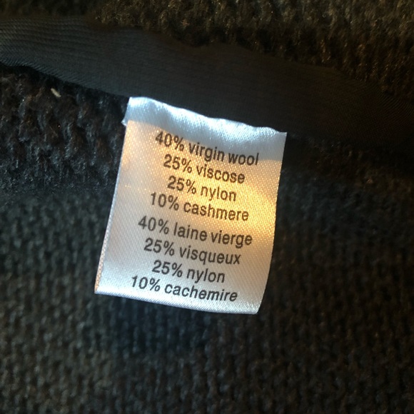 Adam Lippes Long Black Wool Knit Jacket - Picture 7 of 7